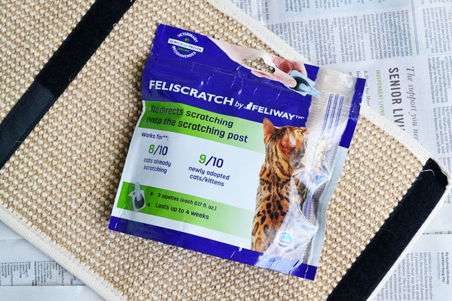 Feliscratch and cat scratcher