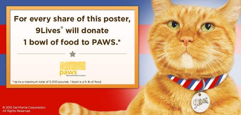 [Ended] Morris the Cat Runs for President to Help PAWS San Francisco