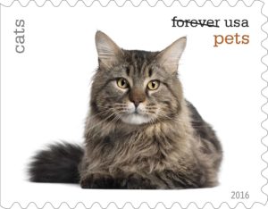 Cats Featured on Forever Postage Stamps