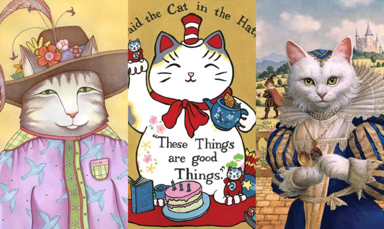 Cats in Hats Exhibit in Springfield, MA