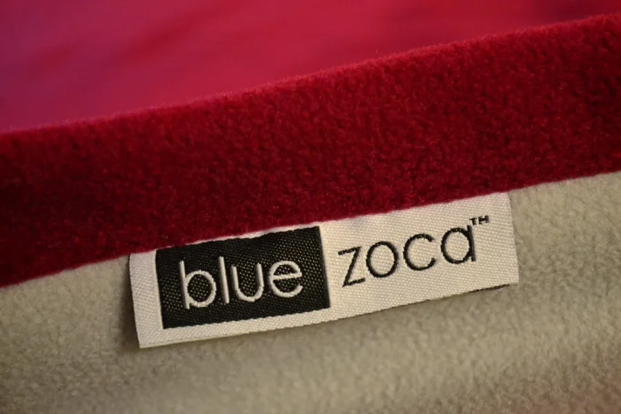 Blue Zoca waterproof blanket