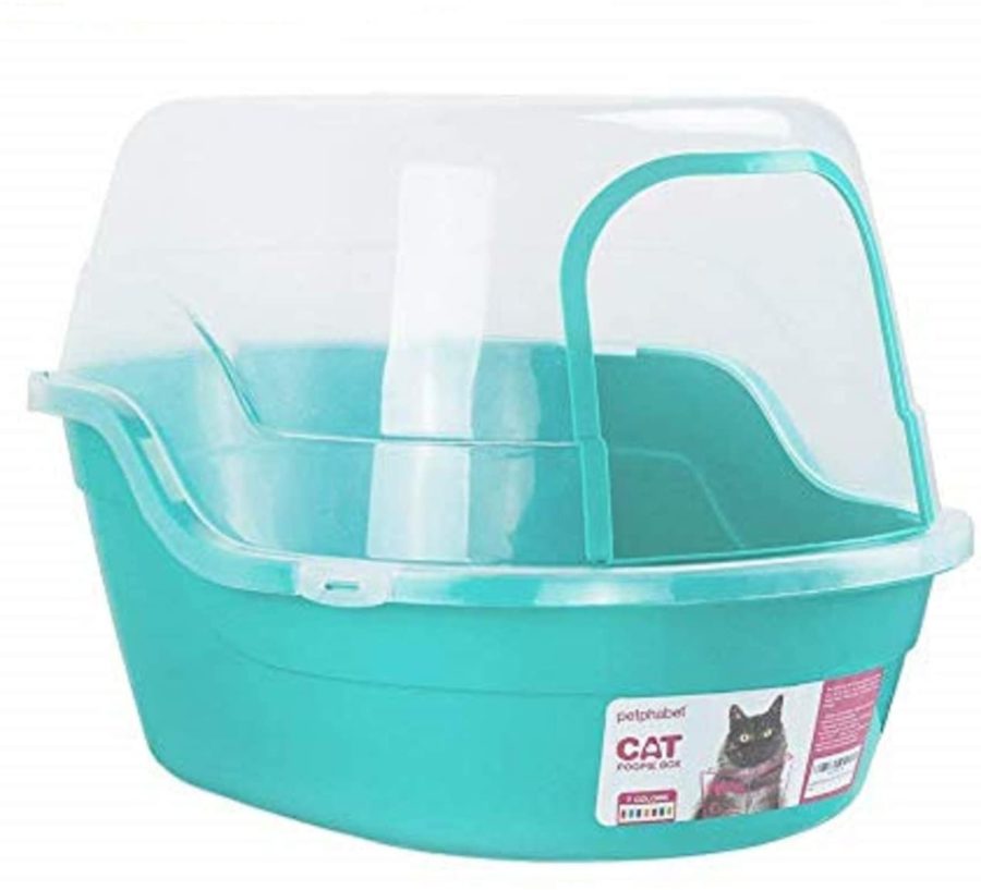 litterbox with clear top