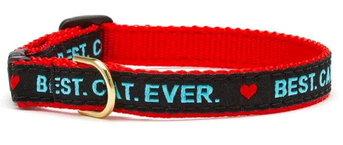 Best Cat Ever cat collar from Up Country
