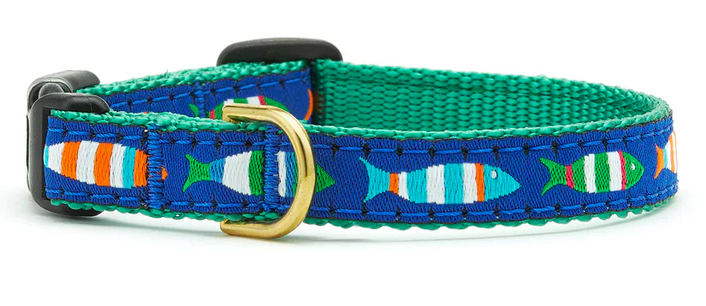 Funky Fish cat collar from Up Country