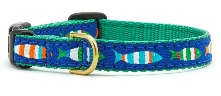 Funky Fish cat collar from Up Country