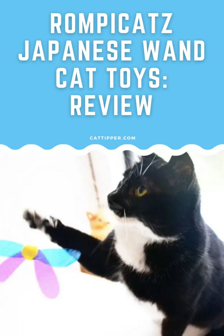 Rompicatz Japanese Cat Wand Toys