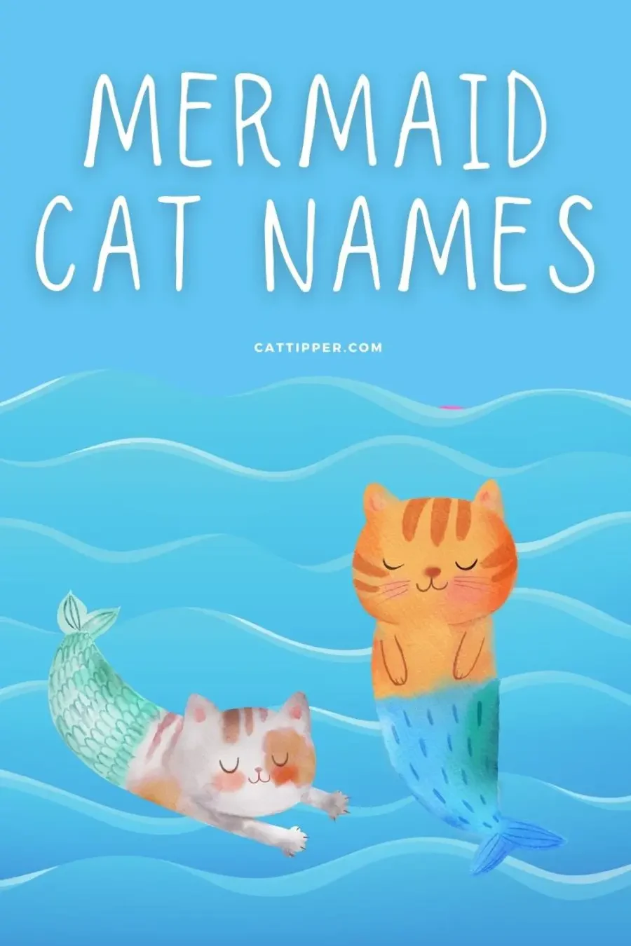 mermaid and merman cat names