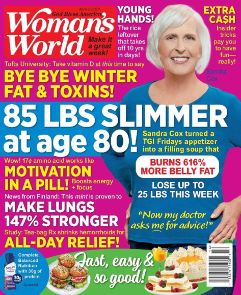 Woman's World magazine cover