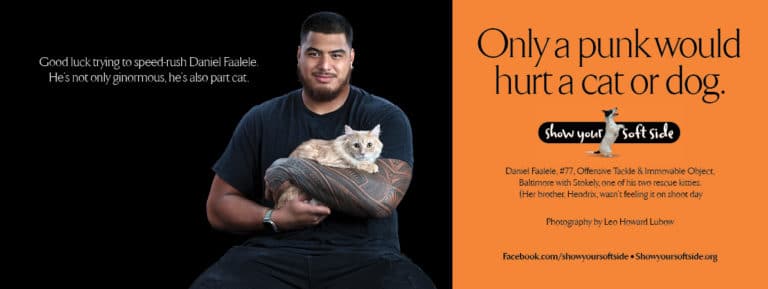 Offensive Tackle Daniel Faalele’s Defensive Play for Animal Rights