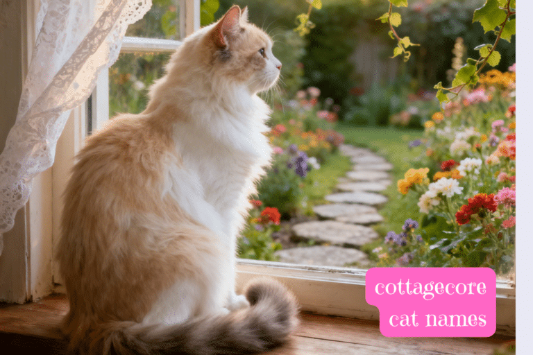 Cottagecore Cat Names: 200 Names for Your Cozy Cat